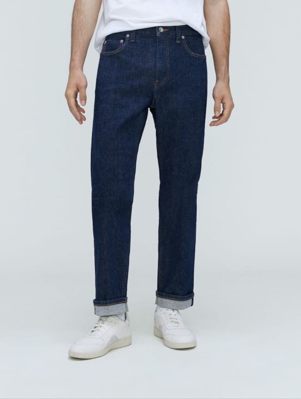 Everlane Men's Dark Wash The Selvedge Straight Fit Jeans Size 32x34